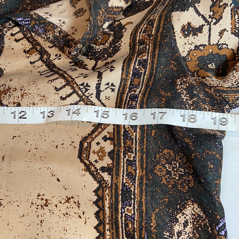 100% Silk Twelfth Street by Cynthia Vincent Blouse - Picture 7 of 7